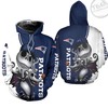 Shoutout to Halloween with New England Patriots Jack Skellington And Zero 3D Hoodie