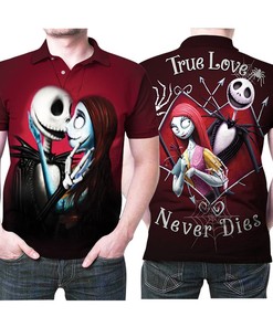 Show Love for The Nightmare Before Christmas with the Jack Skellington 3D Printed Polo Shirt
