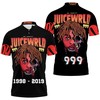 Show Off Your Pop Half-Skull Style in 3D All Over Print Polo Shirt with Juice Wrld 999
