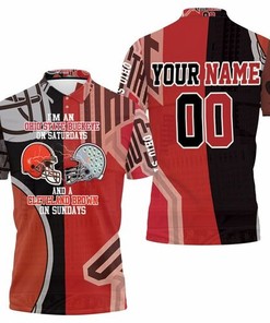 Show Your Allegiance on Game Days with Ohio State Buckeye on Saturdays Cleverland Brown on Sundays