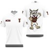 Show Your Bobcat Spirit with Texas State Mascot Logo 3D All Over Print Polo Shirt