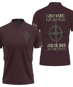 Show Your Faith with the Warrior Jesus Shirt in 3D All Over Print Polo Shirt