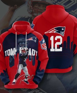 Show Your Fan Support with Custom Sport All Over Print Hoodie 3D for New England Patriots Fans