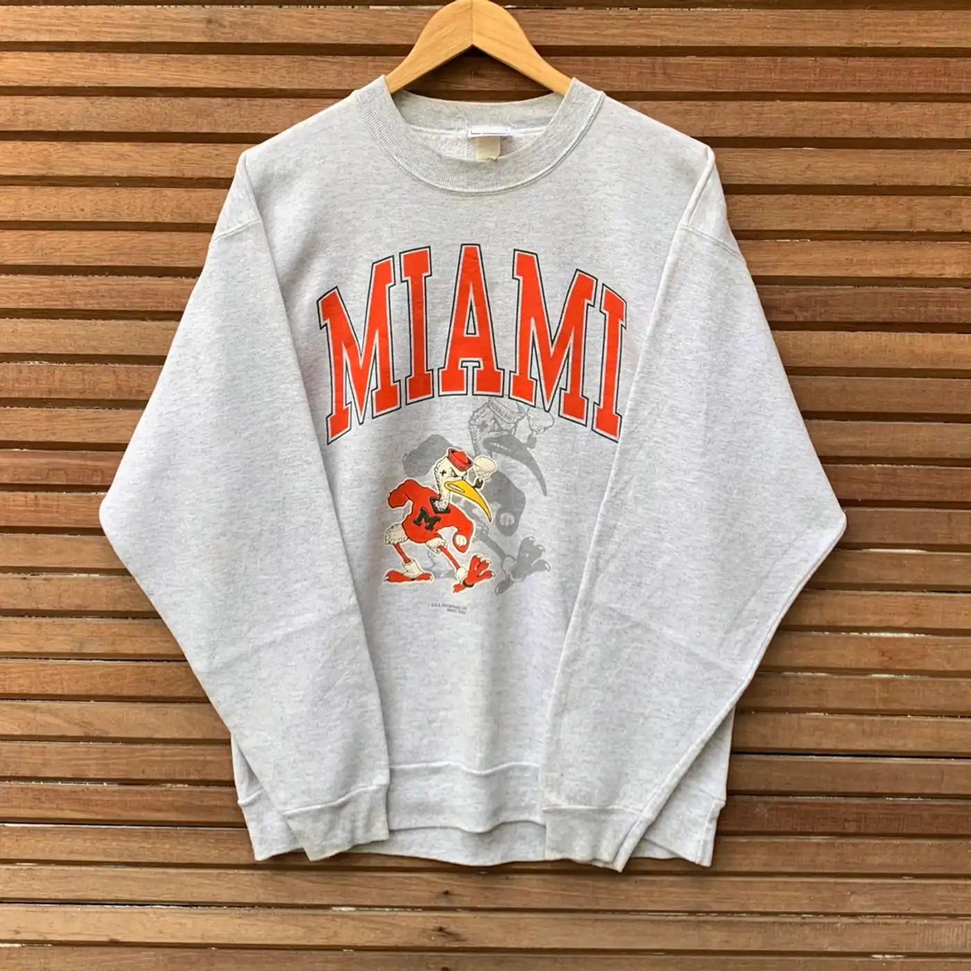 Show Your Love For Miami Hurricanes Football With Vintage 1990S Ncaa T-Shirts, Sweatshirts, Hoodies