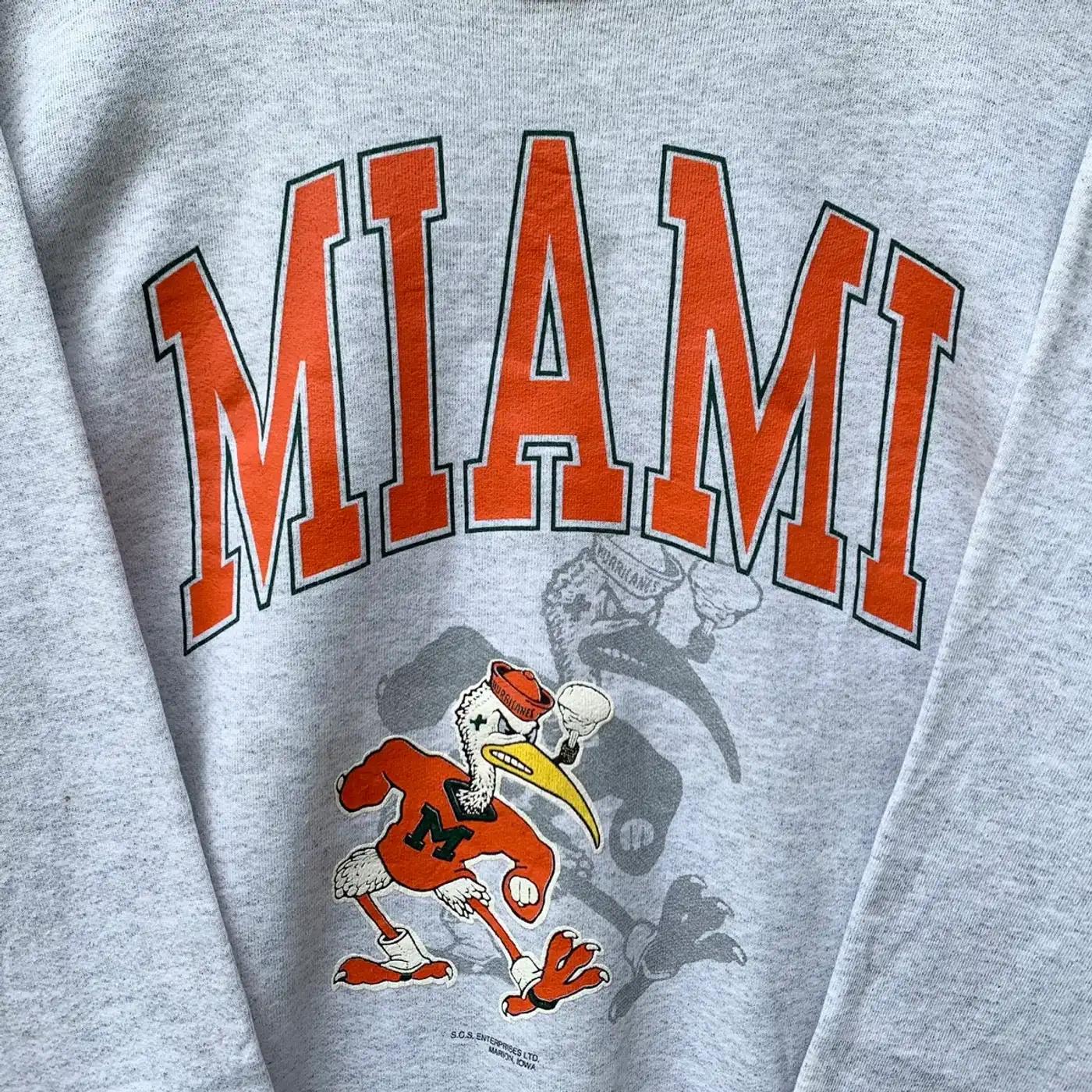 Show Your Love For Miami Hurricanes Football With Vintage 1990S Ncaa T-Shirts, Sweatshirts, Hoodies - Image 2