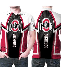 Show Your Love For Ohio State Buckeyes And The Nfl American Football Team Logo In This 3D All Over Print Polo Shirt