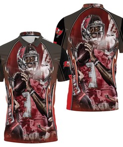 Show Your Love For The Team with Tampa Bay Buccaneers Super Bowl 2021 Champions Jameis Winston 3D Polo Shirt