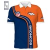 Show Your Love for Denver Broncos with This NFL Polo Shirt