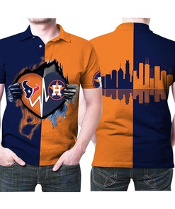 Show Your Love for Houston Sports with the Texans and Astros Polo Shirt