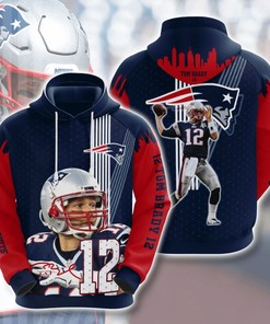 Show Your Love for New England Patriots with Custom Sport All Over Print Hoodie 3D