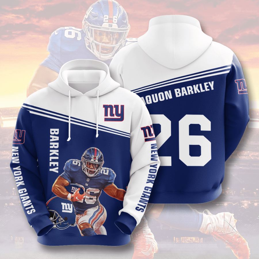 Show Your Love for New York Giants with Custom Sport All Over Print Hoodie 3D
