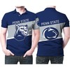 Show Your Love for Penn State Nittany Lions with American Logo Breathable 3D Polo Shirt