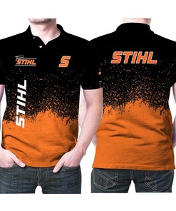 Show Your Love for Stihl with Our 3D All-Over Print Polo Shirt Featuring the Brand's Iconic Logo