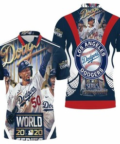 Show Your Love for the LA Dodgers with a World Series 2020 Champions 3D All Over Print Polo Shirt