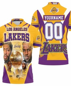 Show Your Love for the LA Lakers with a Personalized Western Conference Champions 3D All Over Print Polo Shirt