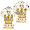 Show Your Love for the Pittsburgh Penguins with Christmas Gnomes on a Fun 3D All-Over Print Polo Shirt
