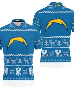 Show Your Loyalty to the Los Angeles Chargers with the Skull Los Angeles Chargers 3D Personalized Polo Shirt