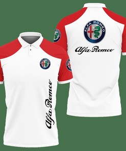 Show Your Passion in Red: 3D Printed Alfa Romeo NCT-LT Polo Shirt Ver 1 with Personalized Design