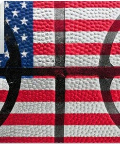Show Your Patriotism and Style with a Basketball Court American Flag Area Rug for Bedroom and Living Room Decor