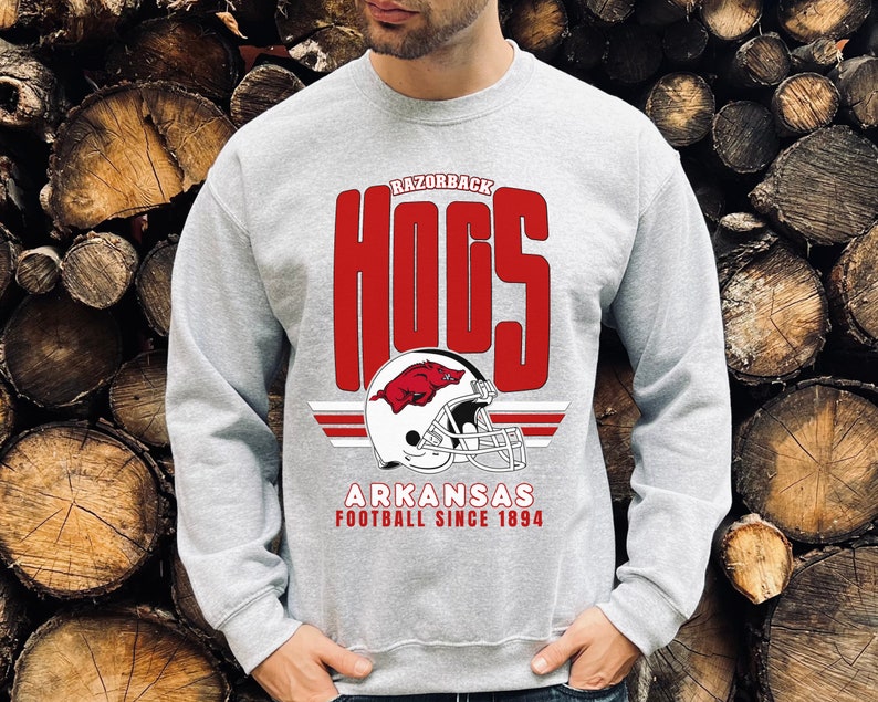Show Your Razorback Pride With Arkansas Football Apparel Sweatshirt, Crewneck, Hoodie - Image 3