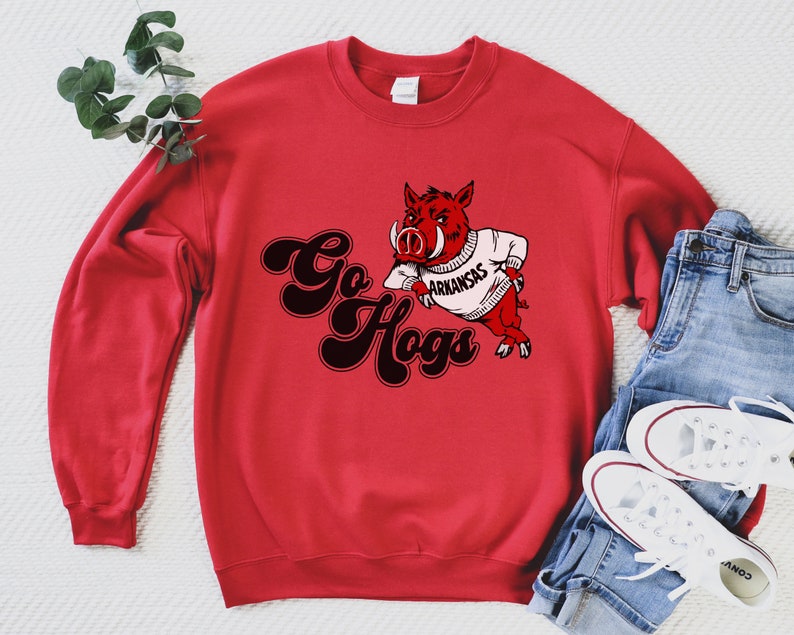 Show Your Razorback Pride With Arkansas Football Apparel Sweatshirt, Crewneck, Hoodie, And More - Image 4