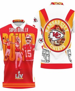 Show Your Style with Kansas City Chiefs Afc West Division Super Bowl L V 2021 3D All Over Print Polo Shirt