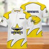Show Your Style with Queensland Cowboys 3D Polo Shirt - Featuring Breathable Fabric and Personalized Design