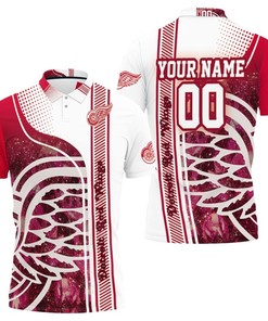 Show Your Support For Detroit Red Wings With Our Personalized Nhl 3d Polo Shirt All Over Print Shirt 3d T-shirt