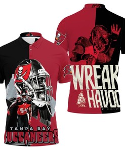 Show Your Support for Lavonte David with a Tampa Bay Buccaneers 54 Jersey 3D All Over Print Polo Shirt