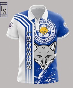 Show Your Support for Leicester City with a 3D Polo Shirt Featuring Breathable Fabric and Polo Collar