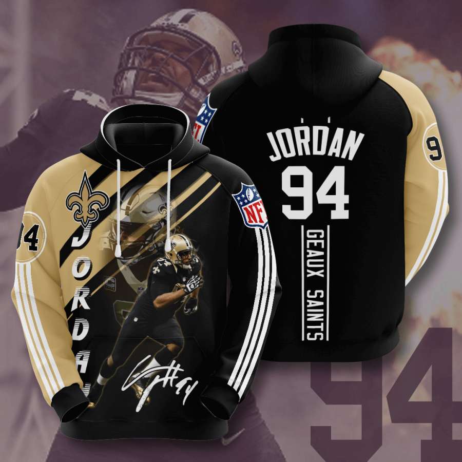 Show Your Support for New Orleans Saints with Custom Sport All Over Print Hoodie 3D