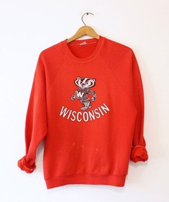 Show Your Support for University of Wisconsin with Vintage Style Sweatshirt Bundle, NCAA Fan Gift