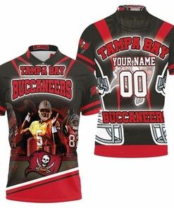 Show Your Support for the Tampa Bay Buccaneers' NFC South Championship with a Personalized 3D All Over Print Polo Shirt