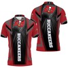 Show Your Support for the Tampa Bay Buccaneers with a Fans 3D All Over Print Polo Shirt