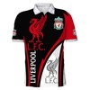 Show Your Team Pride with a Liverpool FC Custom Name Mickey Mouse Polo Shirt Featuring All Over Print and 3D T-Shirt