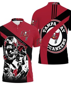 Show Your Team Spirit with Tampa Bay Buccaneers Mike Evans 3D All Over Print Polo Shirt for Fans