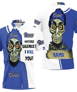 Show Your Team Spirit with the Los Angeles Rams Haters I Kill You 3D Polo Shirt All Over Print Shirt 3D T-shirt