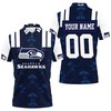 Show Your True Colors with Seattle Seahawks Personalized 3D All Over Print Polo Shirt