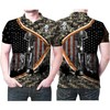 Show Your Veterans Pride with US Army Veteran Skull Hat Boots American Flag 3D All Over Print Polo Shirt