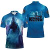 Show off Your Love for Godzilla Vs. Kong with Unique Storm Clouds Polo Shirt in All Over Print and Breathable Fabric
