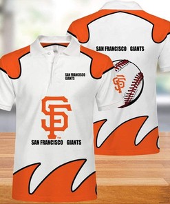 Show off your San Francisco Giants pride with this sleek and breathable 3D print polo shirt.