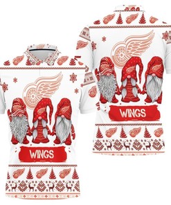 Show off your love for Detroit Red Wings with Ugly Sweatshirt and Personalized All Over Print Polo T-shirt