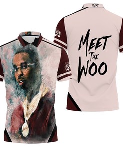 Show off your love for Pop Smoke with Oil Paint Rap Hiphop Style 3D All Over Print Polo Shirt
