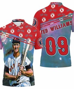 Show off your love for Ted Williams and the Boston Red Sox using this unique 3D All Over Print Polo Shirt