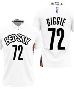Show off your love for the Brooklyn Nets Bed-Study Biggie #72 Nba Basketball 2020 City Edition New Arrival Polo Shirt