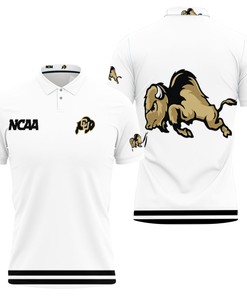 Show off your love for the Colorado Buffaloes with our classic white polo shirt