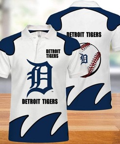 Show off your love for the Detroit Tigers with this limited edition Eachstep 3D all over print polo shirt.