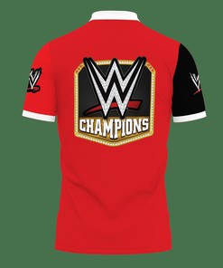 Show off your love for wrestling with the 3D Printed Wwe Tnt-Hl Polo Shirt Ver 2 (Red) featuring a unique 3D design.