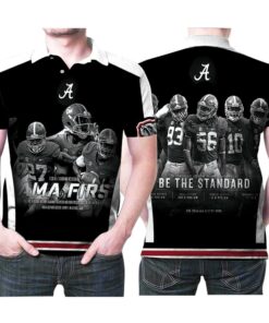 Show support for the Alabama Crimson Tide's Be The Standard legend players 3D designed all-over print polo shirt
