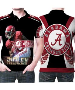 Show support for the Alabama Crimson Tide's great player Calvin Ridley football 3D designed polo gift for any fan!